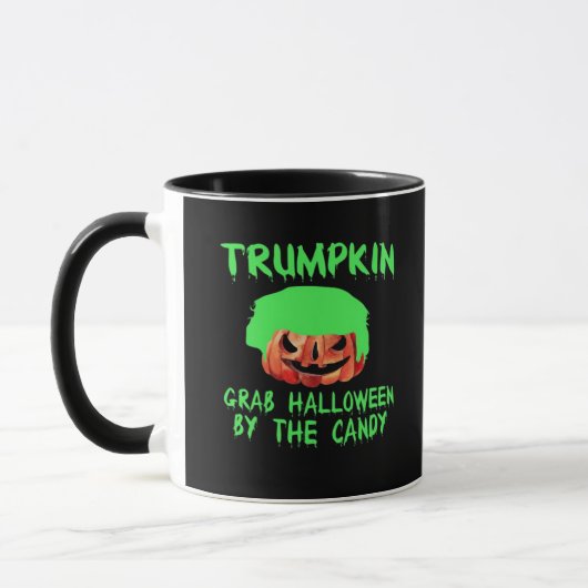 Trumpkin Make Halloween 素晴らし Again By Th マグカップ (左)
