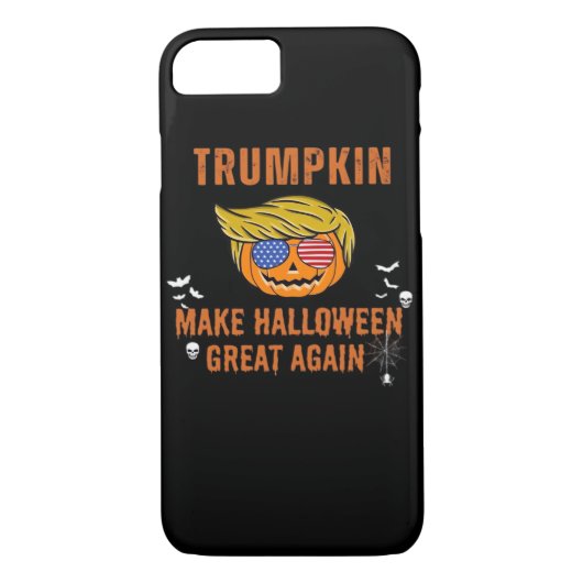 Trumpkin Make Halloween 素晴らし Again, Halloween Pu Case-Mate iPhoneケース (裏面)