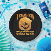 Trumpkin Make Halloween 素晴らし Again Politicaおもしろい ペーパープレート (パーティー)
