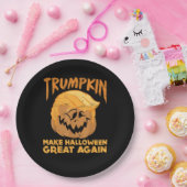 Trumpkin Make Halloween 素晴らし Again Politicaおもしろい ペーパープレート (パーティー)