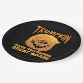 Trumpkin Make Halloween 素晴らし Again Politicaおもしろい ペーパープレート (アングル)