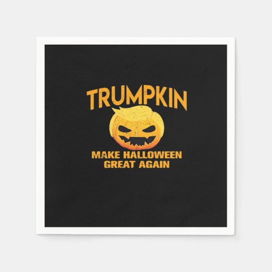 Trumpkin Make Halloween 素晴らし Again - Sloth Parody スタンダードカクテルナプキン (正面)