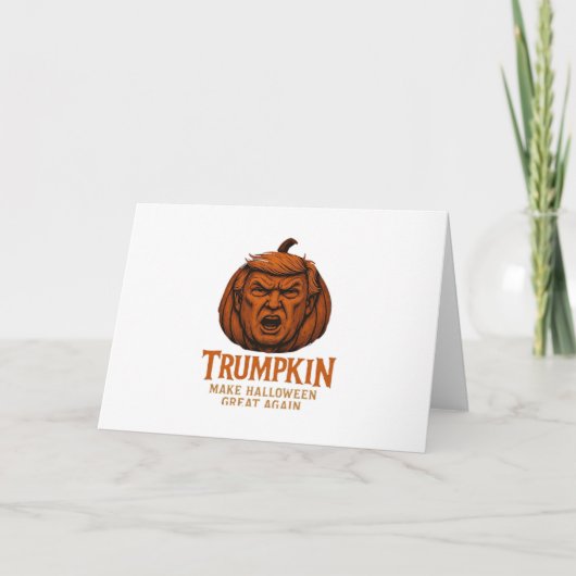 Trumpkin... Make Halloween Great Again カード (正面)