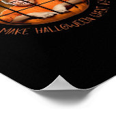 Trumpkin Make Halloween Great Again – ナマケモノのマスク ポスター (角)