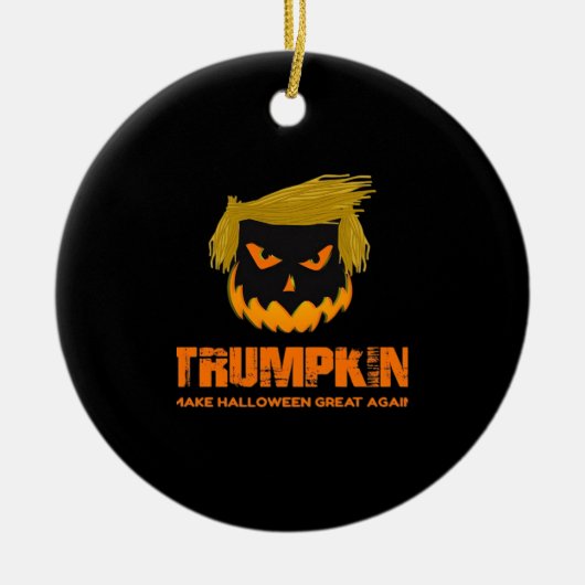 Trumpkin, Make Halloween Great Again Classic セラミックオーナメント (正面)