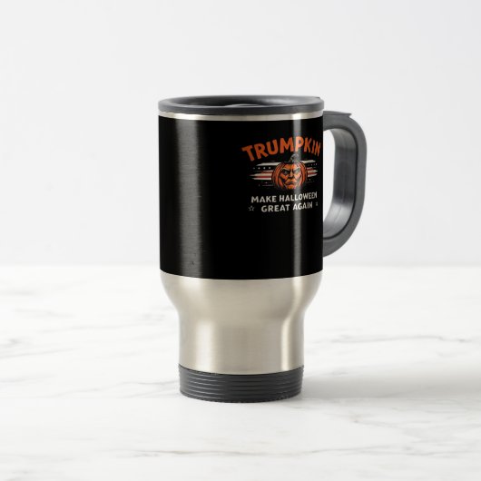 Trumpkin Make Halloween Great Again Classic トラベルマグ (正面右)