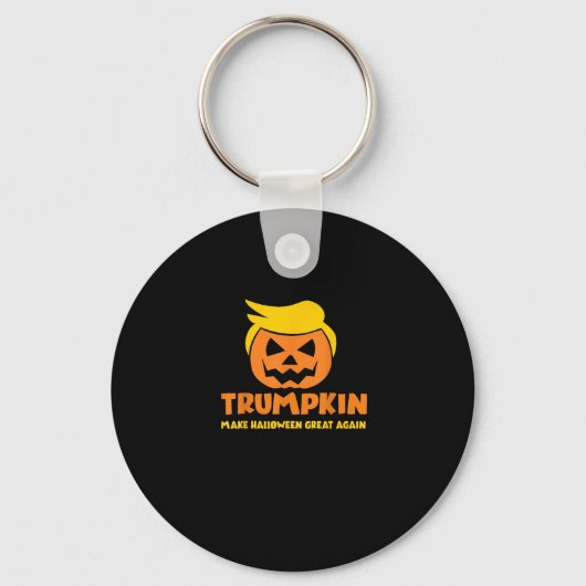 Trumpkin Make Halloween Great Again Jack O Lantern キーホルダー (正面)