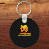 Trumpkin Make Halloween Great Again Jack O Lantern キーホルダー (正面)