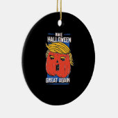 Trumpkin Make Halloween Great Again Pumpkin セラミックオーナメント (右)