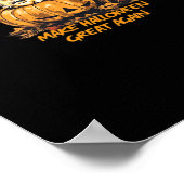 Trumpkin Make Halloween Great Again – Spooky Autum ポスター (角)