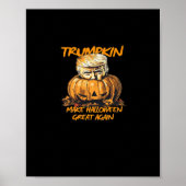 Trumpkin Make Halloween Great Again – Spooky Autum ポスター (正面)