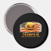 Trumpkin Make Halloween Great Again Us Flag Funny  マグネット (正面/裏面)