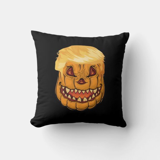 Trumpkin Make Halloween Horror Again Classic クッション (正面)