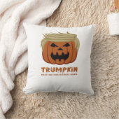 Trumpkin – Make Halloweens Great Again Funny Pumpk クッション (ブランケット)