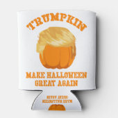 Trumpkin Pumpkin – ハロウィーンを再素晴らし作 缶クーラー (裏面)