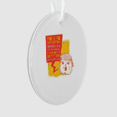 Trumpkin Pumpkin Funny Halloween Quote オーナメント (正面)