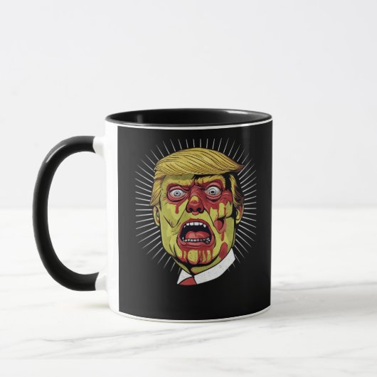 Trumpkin Retro Halloween マグカップ (左)