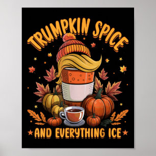 Trumpkin Sce とアイスリベラルのすべて ハロウィーンの秋 ポスター