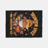 Trumpkin Sce And Everything Ice Liberal Fall Hallo フリースブランケット (正面(横))