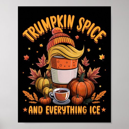 Trumpkin Sce And Everything Ice Liberal Fall Hallo ポスター (正面)