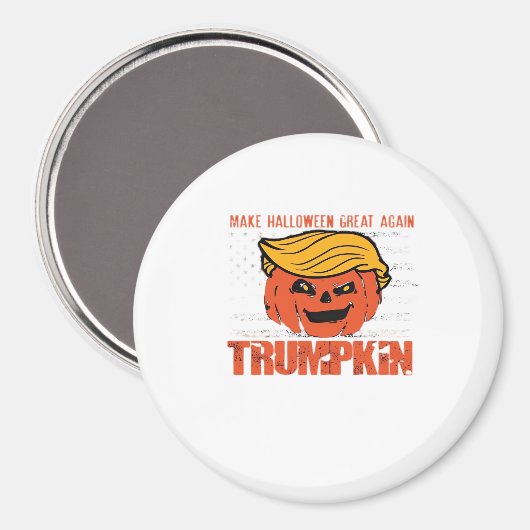 Trumpkin Usa Make Halloween Great Again Funny マグネット (正面/裏面)