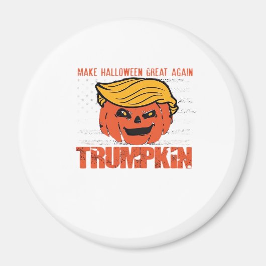Trumpkin Usa Make Halloween Great Again Funny マグネット (正面)