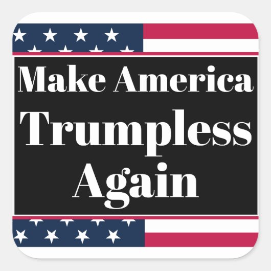 Trumpless Sticker スクエアシール (正面)
