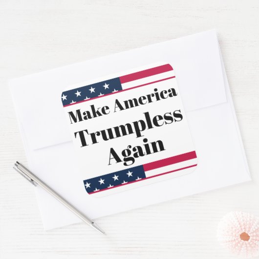 Trumpless Sticker スクエアシール (封筒)
