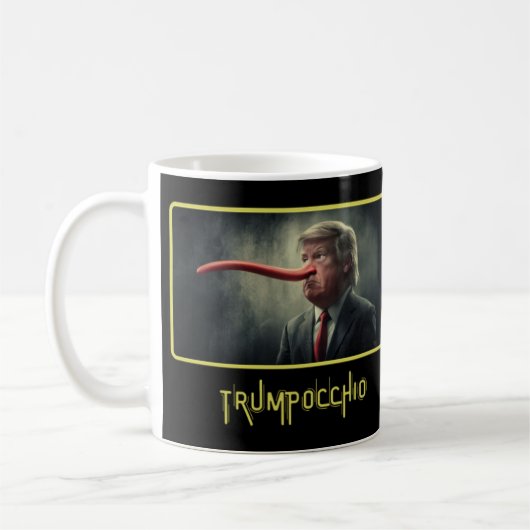Trumpocchio Mug コーヒーマグカップ (左)