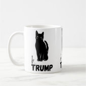 Trumps black cat  mugs コーヒーマグカップ (左)