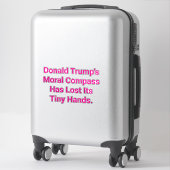 Trump's Broken Morals Hankamer Artjunkhaus Love  シール (スーツケース)