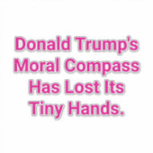 Trump's Broken Morals Hankamer Artjunkhaus Love  シール (正面)