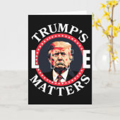 Trump's Life Problems Political Support For Donald カード (黄色い花)