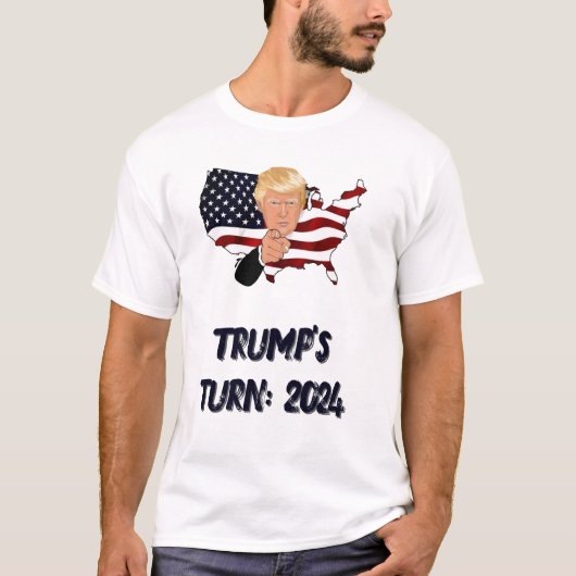 Trump's Turn 2024 T-shirt Elections Tシャツ (正面)