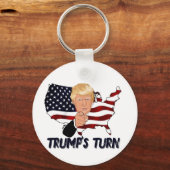 Trump's turn keychain キーホルダー (裏面)