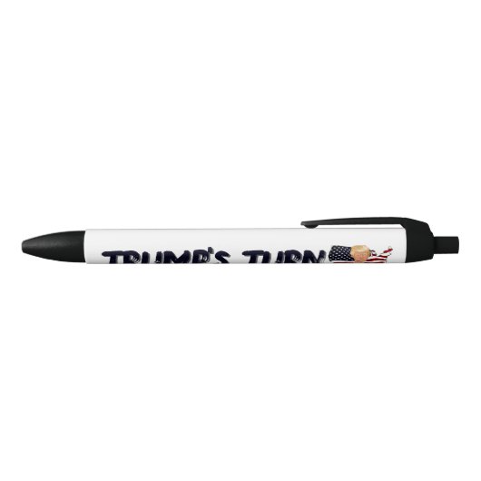Trump's turn pen 黒ボールペン (トップ)