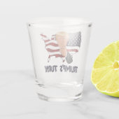 Trump's turn shot glass ショットグラス (裏面)