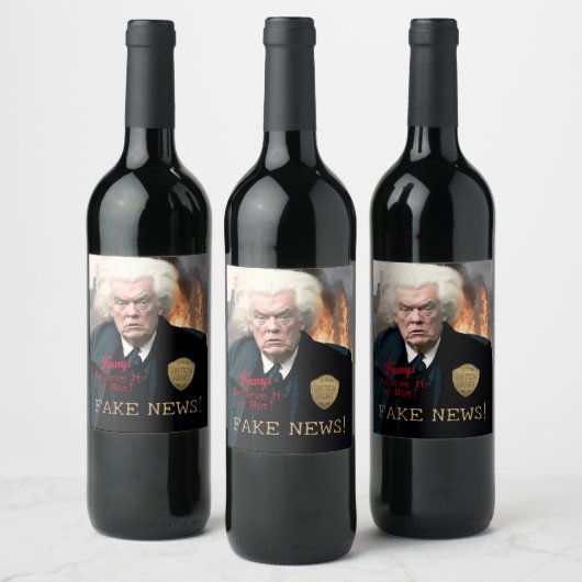 Trump's Witch Hunt ワインラベル (ボトル)
