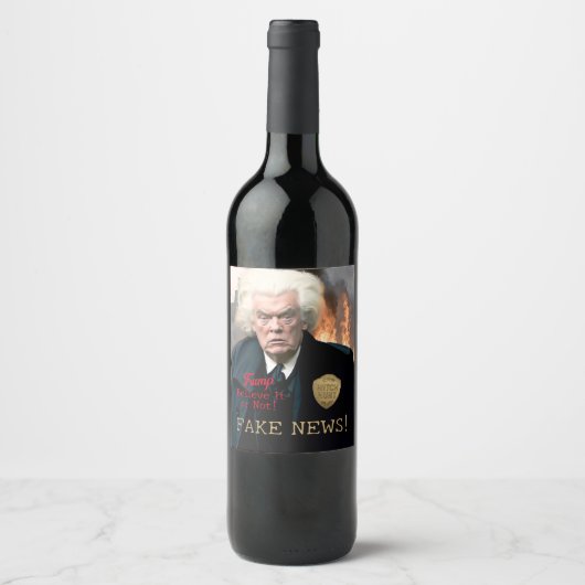 Trump's Witch Hunt ワインラベル (正面)