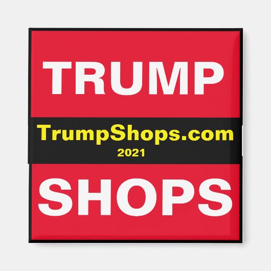 TrumpShops.com 2021磁石 マグネット (正面)