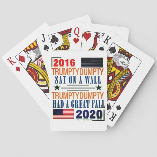 Trumpty Dumptyのトランプ トランプ (裏面)