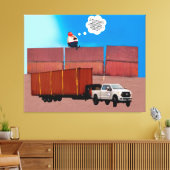 Trumpty Dumpty Stretted Canvas Print キャンバスプリント (インサイチュ (リビング))