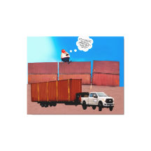 Trumpty Dumpty Stretted Canvas Print