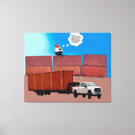 Trumpty Dumpty Stretted Canvas Print キャンバスプリント