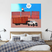 Trumpty Dumpty Stretted Canvas Print キャンバスプリント (インサイチュ (寝室))