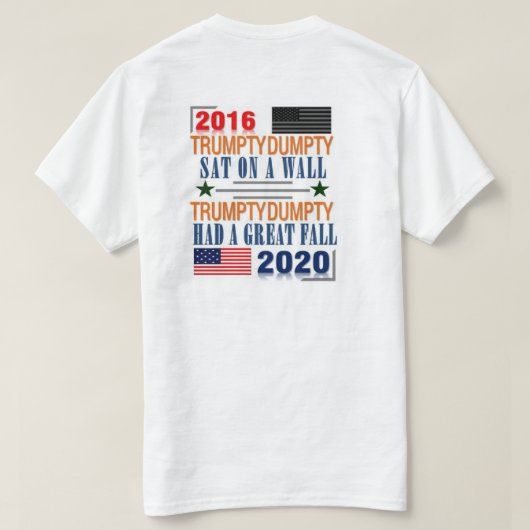 Trumpty Dumpty Tシャツ (デザイン裏面)