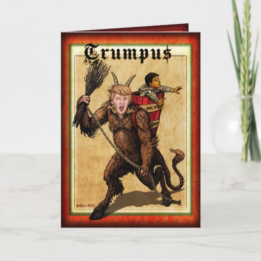 TRUMPUS - SEASON's GREEDINGS シーズンカード (正面)