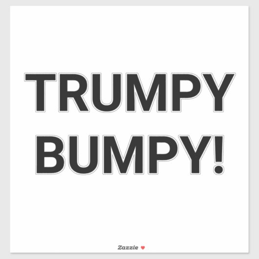 TRUMPY BUMPY Hankamer Artjunkhaus コミック スプラッシュアート シール (シート)