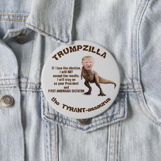 Trumpzillaボタン 缶バッジ (インサイチュ)