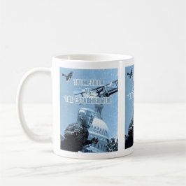 Trumpzilla対。 確立のマグ コーヒーマグカップ